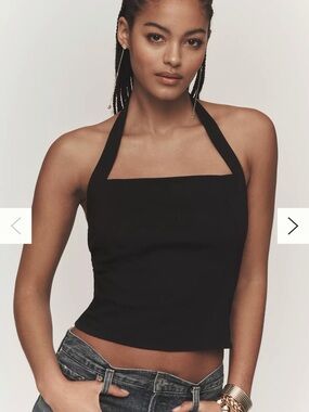 Maeve Structured Halter Top